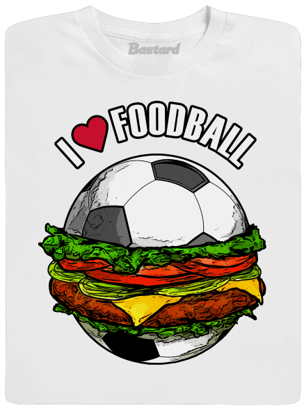 Foodball férfi hosszú ujjú póló White