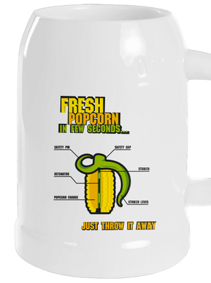 Popcorn grenade söröskorsó White
