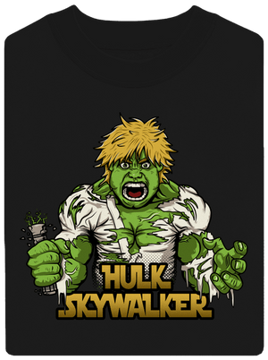 Hulk Skywalker unisex crewneck Black