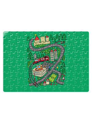 Úton kirakós White