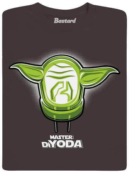 Master DiYoda férfi hosszú ujjú póló Bear Brown