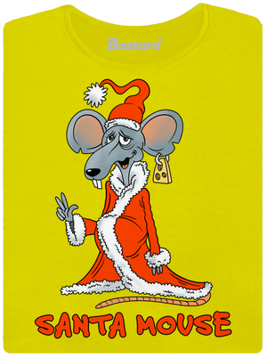 Santa mouse prémium női póló Lemon