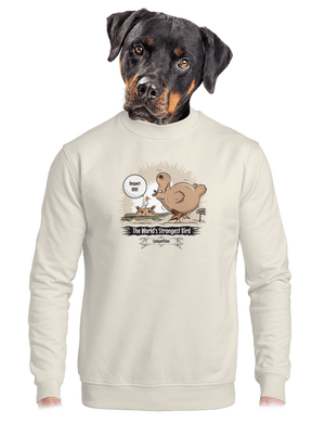 Strongest bird unisex crewneck Off White
