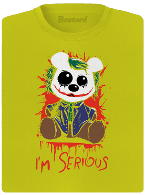 Serious női sportpóló Neon Yellow