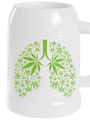 Gandzsa tüdő söröskorsó White