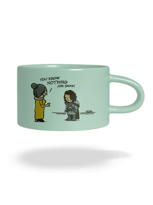 You know nothing macaron bögre Mint Macaron