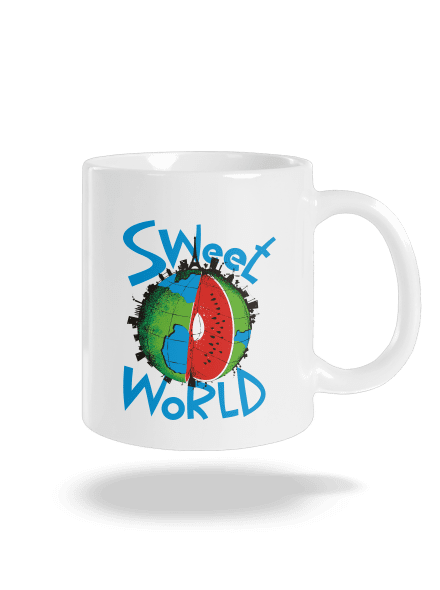 Sweet world hagyományos bögre White