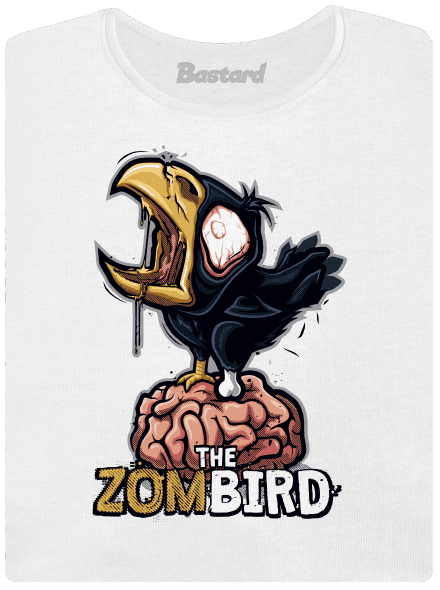 Zombird prémium női póló White