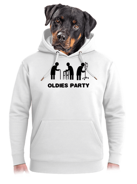 Oldies party unisex prémium pulóver Snowwhite