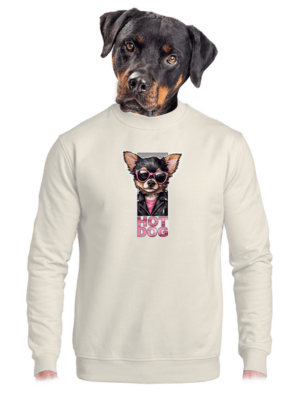 Very hot dog unisex crewneck Off White