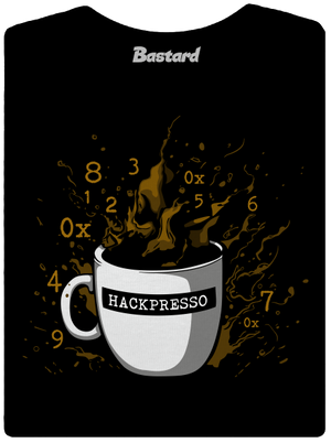 Hackpresso  női póló Black
