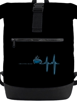 Coffee help hátizsák Black