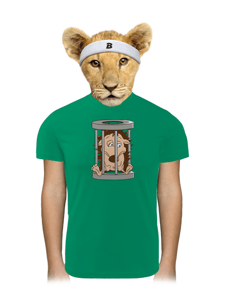 Sün a ketrecben gyerek sport póló Kelly Green Mal