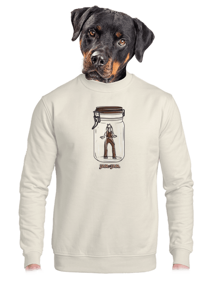 Jar in jar unisex crewneck Off White