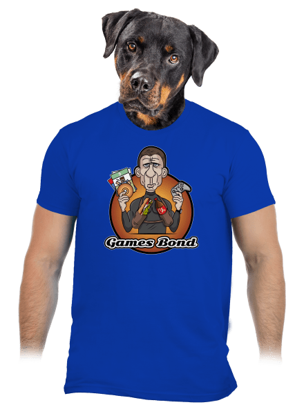 Games Bond férfi póló Royal Blue