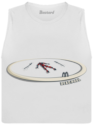 Dead in pool női bővített trikó White