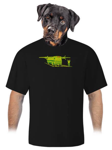 Hurrier unisex túlméretezett póló Black