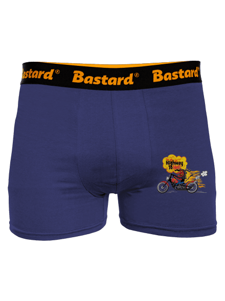 Highway to hell boxeralsó Blue Navy