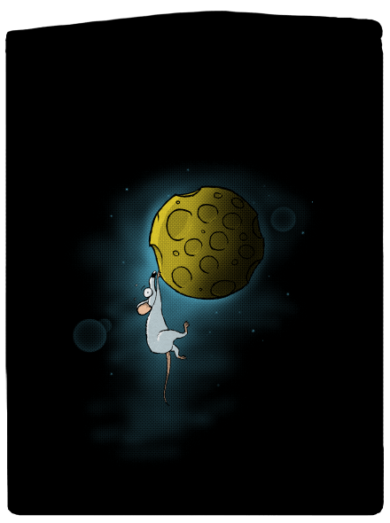 Moon cheese cipzáras női pulóver Black