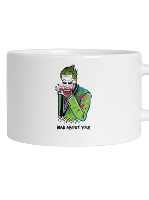 Joker és Harley macaron bögre White