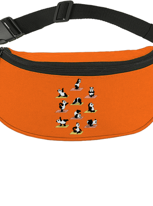 Panda jóga övtáska Orange