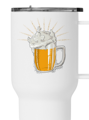 Sörkirály termosz bögre White