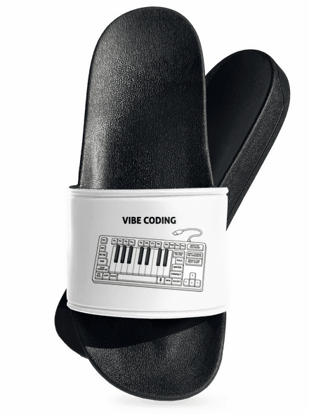 Vibe coding papucs White