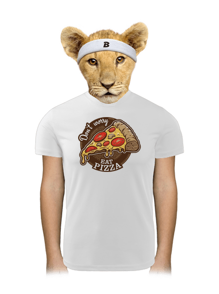 Pizza gyerek sport póló White