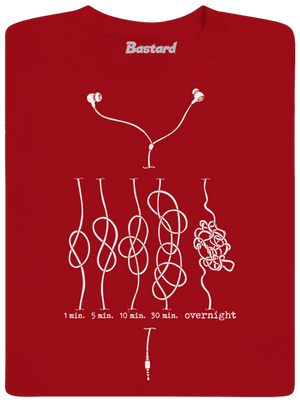 A fonás iskolája férfi hosszú ujjú póló Red