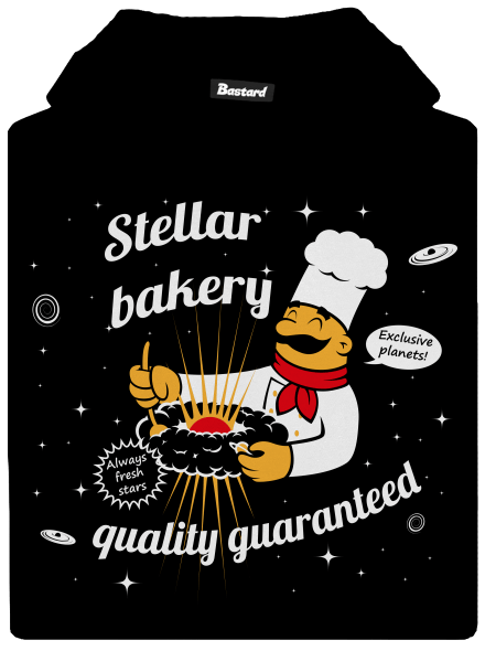 Stellar bakery gyerek kenguruzsebes pulóver Black
