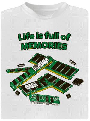 Memóriában tárolva férfi sportpóló White