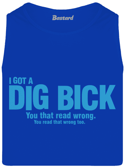 Dig bick férfi trikó Royal Blue