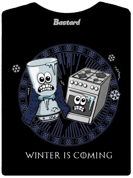 Winter is coming prémium női póló Black