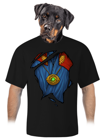 Doctor Inside unisex túlméretezett póló Black