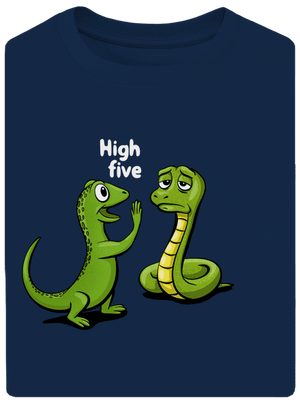 High Five unisex túlméretezett póló Midnight Blue