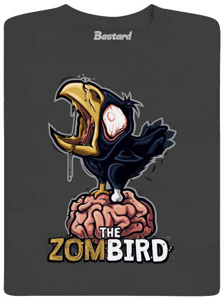 Zombird férfi hosszú ujjú póló Dark Grey