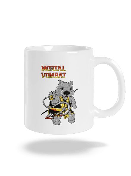 Mortal Vombat hagyományos bögre White