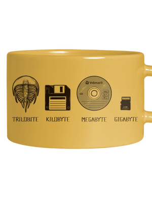 Trilobite macaron bögre Yellow Macaron