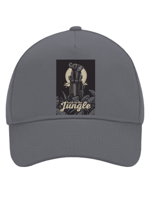 Back to the jungle baseballsapka Graphite grey