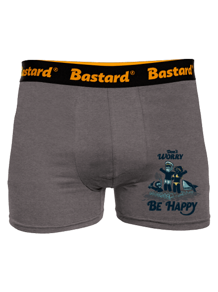 Don't worry boxeralsó Gray Melange