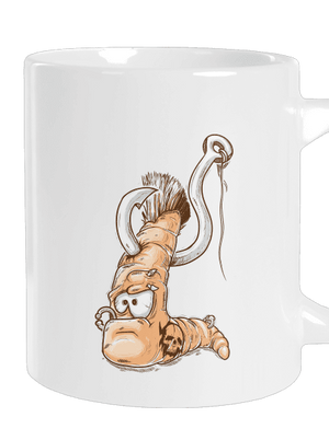 Piercing nagy bögre White