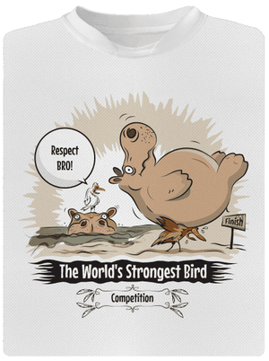 Strongest bird gyerek sport póló White