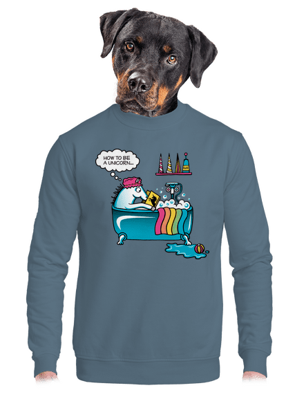 Mi kell az egyszarvúvá váláshoz unisex crewneck Nordic Blue