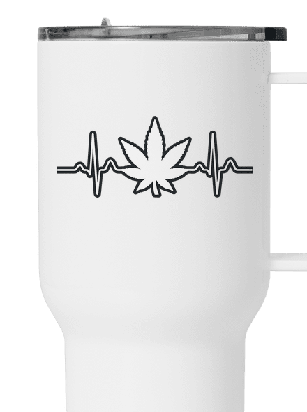 EKGanja termosz bögre White