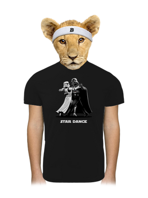 Star dance gyerek sport póló Black