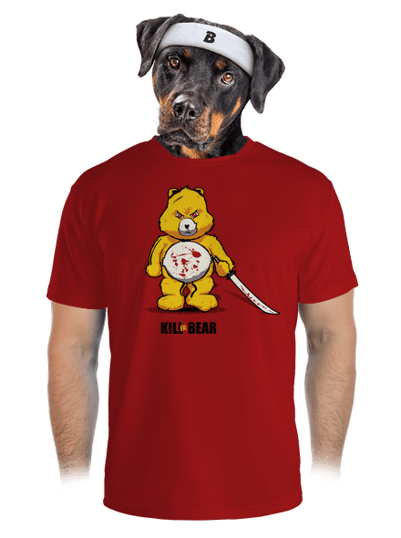 Killer bear férfi sportpóló Red Mal