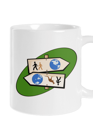 Hosszú távú menetelés hagyományos bögre White