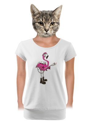 női póló elasztikus alsó szegéllyel