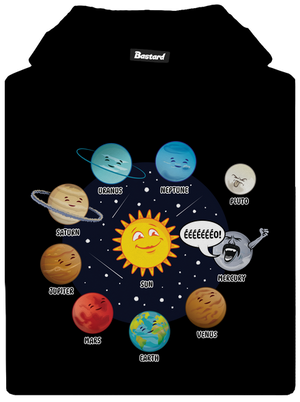 Mercury gyerek kenguruzsebes pulóver Black