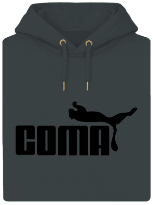Coma unisex prémium pulóver Charcoal